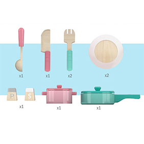Accessories for kitchen toy